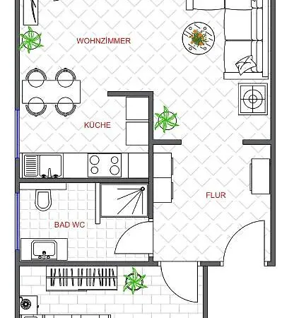Traumhafte Kurstadt Moderne 2zkb Balkon-parkplatz 7-24 Check-in Apartamento Bad Nauheim