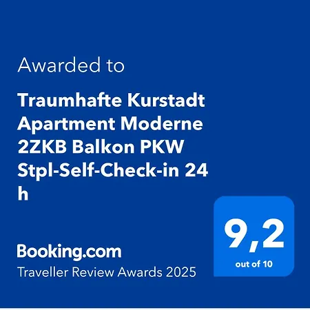 Lejlighed Traumhafte Kurstadt Moderne 2zkb Balkon P-platz 7-24 Flexible Check-in