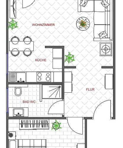 Traumhafte Kurstadt Moderne 2zkb Balkon P-platz 7-24 Flexible Check-in Apartman Bad Nauheim