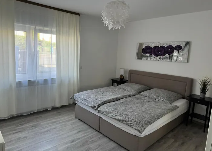 Apartment Traumhafte Kurstadt Moderne 2zkb Balkon P-platz 7-24 Flexible Check-in Bad Nauheim
