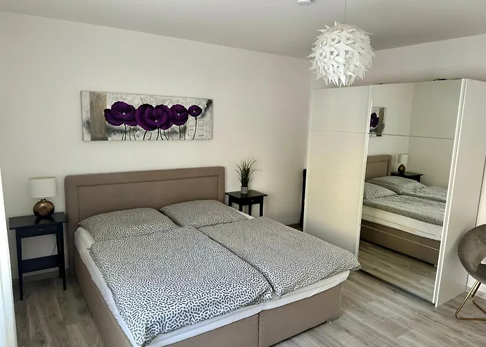 Traumhafte Kurstadt Moderne 2zkb Balkon P-platz 7-24 Flexible Check-in *